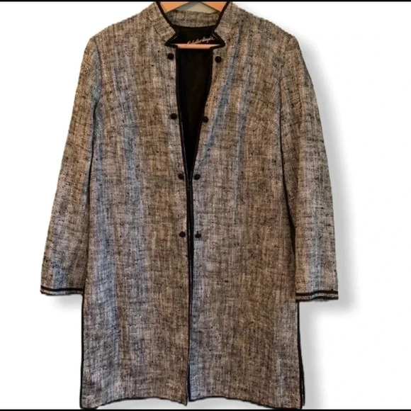 Vintage Nicholas Ungar tweed tunic jacket - Picture 1 of 7